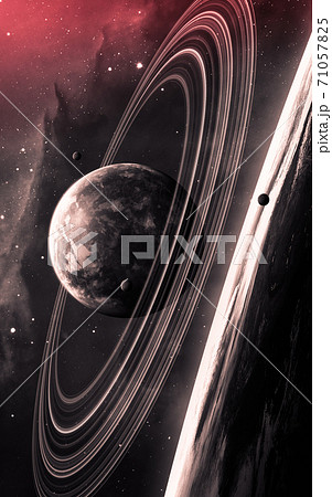 Universe scene with planets Universe scene with planets 71057825
