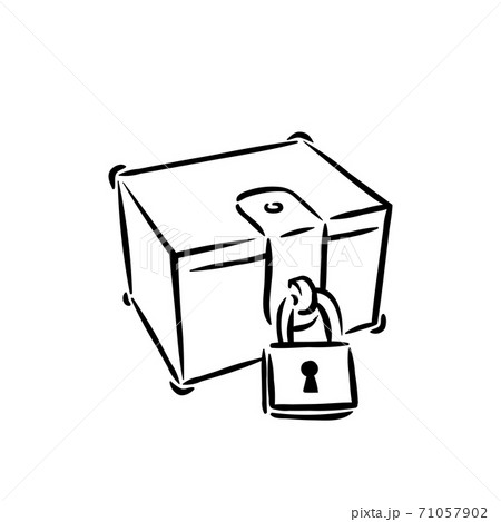 Security secret safe box with lock for holding money at bank 71057902