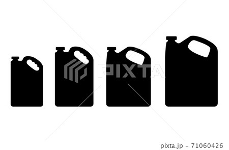 Gasoline fuel canister vector icon. Petrol can gallon gas tank fuel container Gasoline fuel canister vector icon. Petrol can gallon gas tank fuel container 71060426