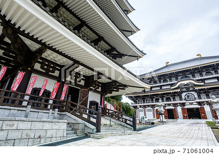 長楽寺（但馬大仏・但馬大佛）：五重塔と大仏殿 71061004