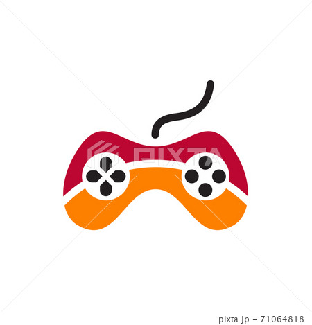 simple minimalist gamepad joystick gaming logo design 8569881 Vector Art at  Vecteezy