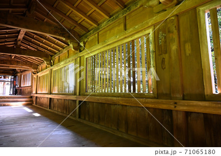 竹生島宝厳寺　舟廊下 71065180