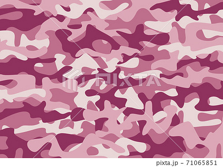 迷彩 模様 パターン テキスタイル 背景 イラスト ピンクのイラスト素材
