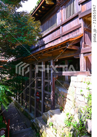 竹生島神社 参拝道 舟廊下 竹生島神社 参拝道 舟廊下 71065947