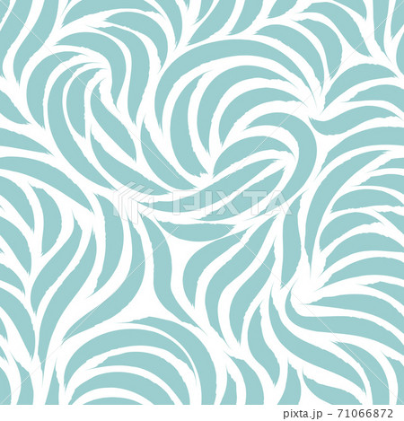 Seamless vector pattern of flowing lines or brush strokes in pastel colors. Blank for printing on fabric, elegant texture in blue color isolated on white background. Seamless vector pattern of flowing lines or brush strokes in pastel colors. Blank for printing on fabric, elegant texture in blue color isolated on white background. 71066872