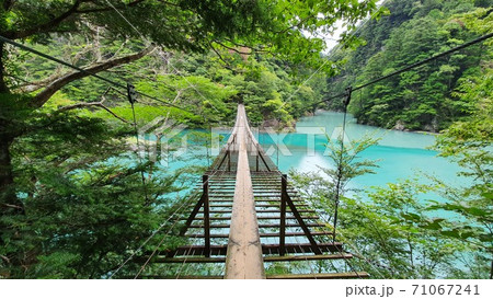 夏 観光地 吊り橋 71067241