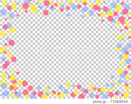 Colorful dot frame (large) 71068656