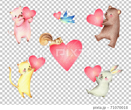 Heart Cards Set Stock Illustration - Download Image Now - Animal