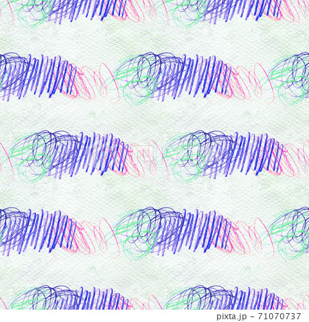 Scribble hand drawn pattern 71070737