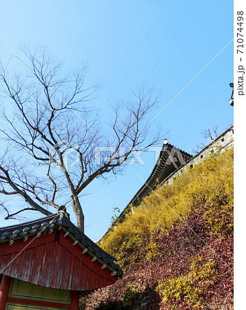 晋州城 チョクソクル 風景 71074498