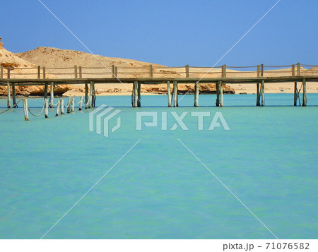 sea jetty in the Egypt 71076582