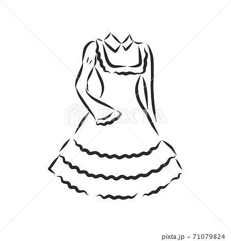 How to Draw a Dress Sketch  Easy Dresses Drawing for Beginners  Gown  Fashion Design Sketches  YouTube