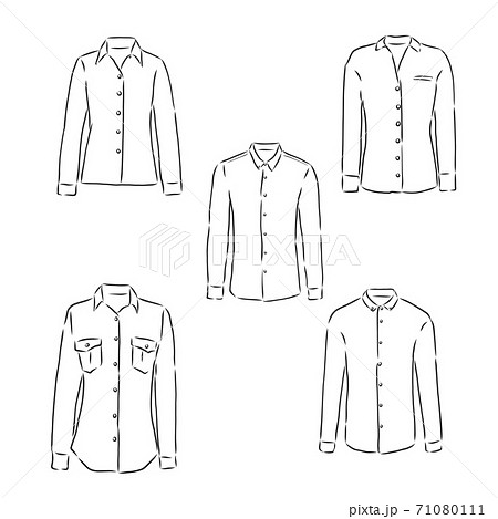 Woman's Shirt Sketch, Women's Blouse, Shirt, Vector Sketch Illustration  Royalty Free SVG, Cliparts, Vectors, and Stock Illustration. Image  147323647.