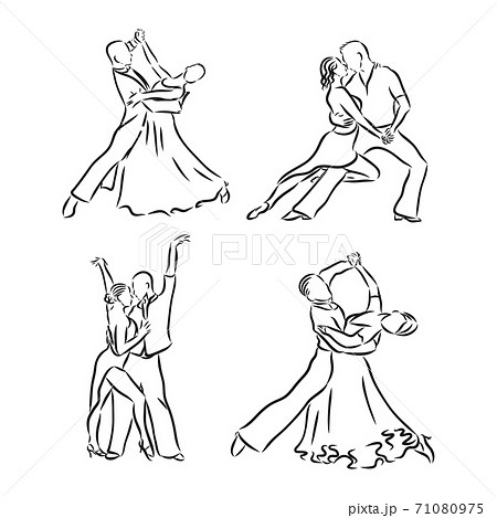 425 Dancing Couple Drawing Stock Photos HighRes Pictures and Images   Getty Images
