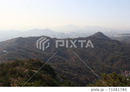 秋 景色 ソウル市 71081780