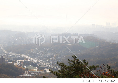 風景 山 韓国 71082382
