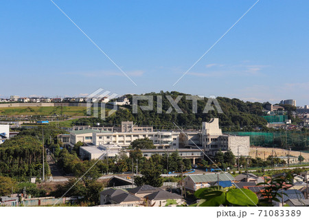 境川流域の街並み（神奈川県藤沢市） 71083389