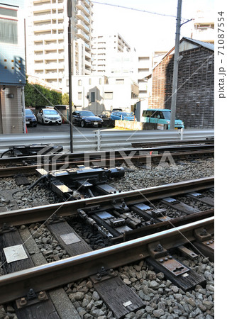 鉄道のポイントと電気転轍機 71087554