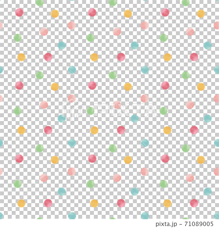 Watercolor polka dot pattern Maru Japanese style Hannari Seamless swatch data available Watercolor polka dot pattern Maru Japanese style Hannari Seamless swatch data available 71089005