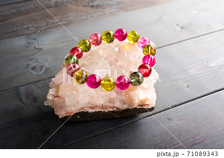 パワーストーンブレスレット　カラフル 71089343