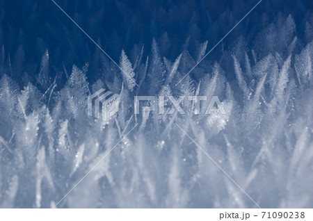 Texture of hoarfrost 71090238