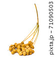 Fresh date palm isolated on white 71090503