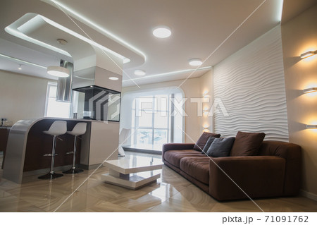 Beautiful modern apartment interior. Real estate concept. Beautiful modern apartment interior. Real estate concept. 71091762