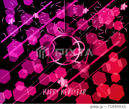 2021 Happy New Year background for your seasonal invitations, festive posters, greetings cards. 71094010
