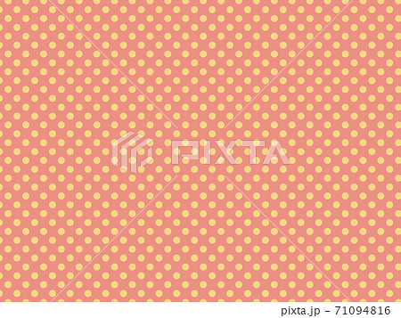 背景（ドット、オレンジ・黄） 71094816