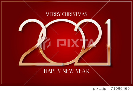 Happy New Year 2021 Holiday Background Template. Vector Illustration Happy New Year 2021 Holiday Background Template. Vector Illustration 71096469