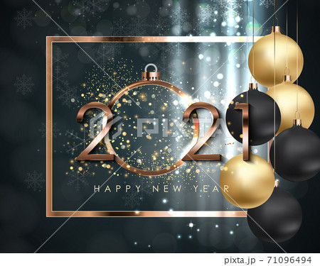 Happy New Year 2021 Holiday Background Template. Vector Illustration Happy New Year 2021 Holiday Background Template. Vector Illustration 71096494