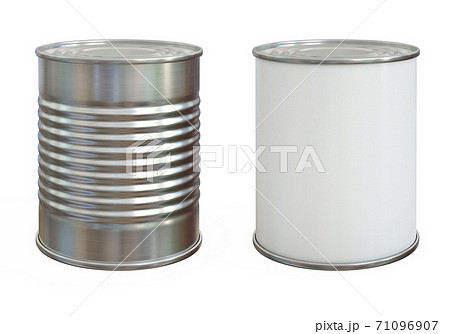 Tin can mock up, aluminum can and blank copy space can isolated on white background 3d rendering Tin can mock up, aluminum can and blank copy space can isolated on white background 3d rendering 71096907