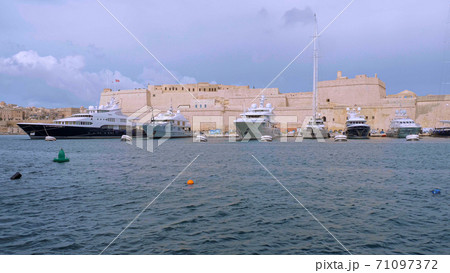 Amazing skyline of Valletta in Malta 71097372