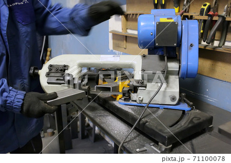 band saw cutting tool steel bar by automatic feed 71100078