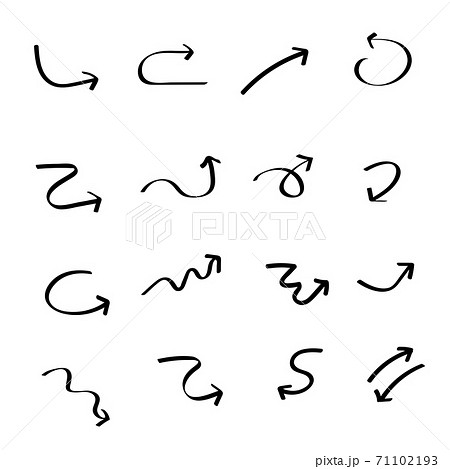 矢印 イラスト 記号 71102193