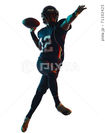 american football player man isolated white background american football player man isolated white background 71102425