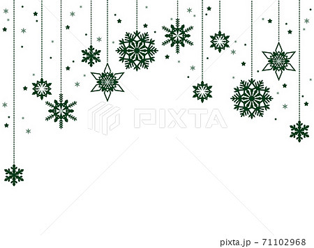 シンプルなクリスマスオーナメントのイラスト背景のイラスト素材