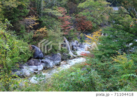 《山梨県》昇仙峡 紅葉の始まり 《山梨県》昇仙峡 紅葉の始まり 71104418