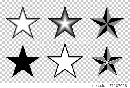 星形符號集（單色） 71107038