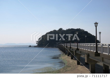 竹島へ続く橋・愛知県蒲郡市 竹島へ続く橋・愛知県蒲郡市 71111717