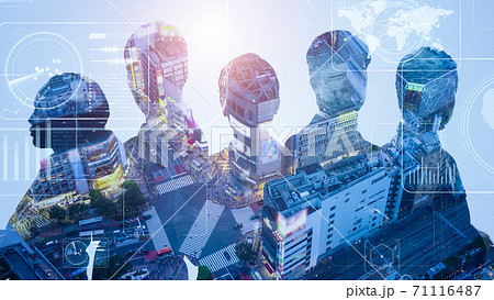 社会ネットワーク　チームワーク 71116487