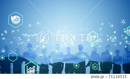 人と環境イメージ　エコロジー　 71116515