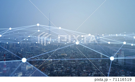 都市とネットワーク　スマートシティー  71116519