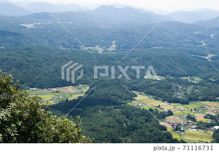 竜頭山山頂から眺めた豊平町の景色 71116731
