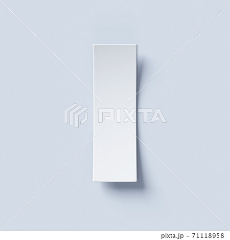 White bent paper font letter I 71118958