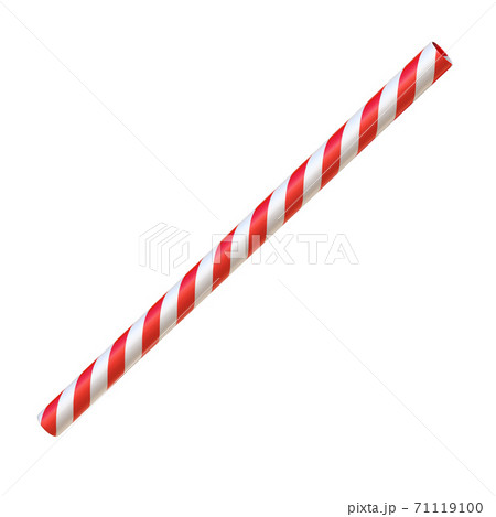 Drinking straw isolated on white 3d rendering 71119100