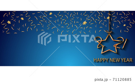 2021 Happy New Year background for your seasonal invitations, festive posters, greetings cards or cover. 2021 Happy New Year background for your seasonal invitations, festive posters, greetings cards or cover. 71120885