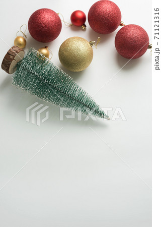 Christmas background of new year decorations 2021 on a light background. Christmas background of new year decorations 2021 on a light background. 71121316