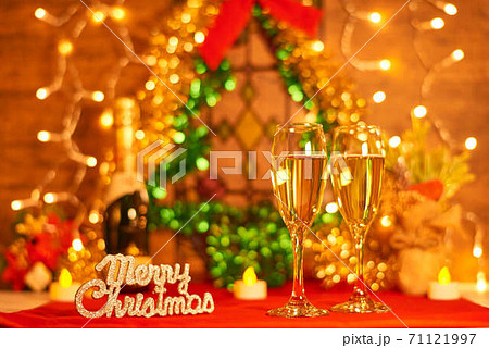 クリスマス暖色イメージ クリスマス暖色イメージ 71121997