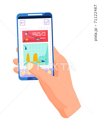 Online math course. Learning geometry via the internet. Education and knowledge at a distance 71122467